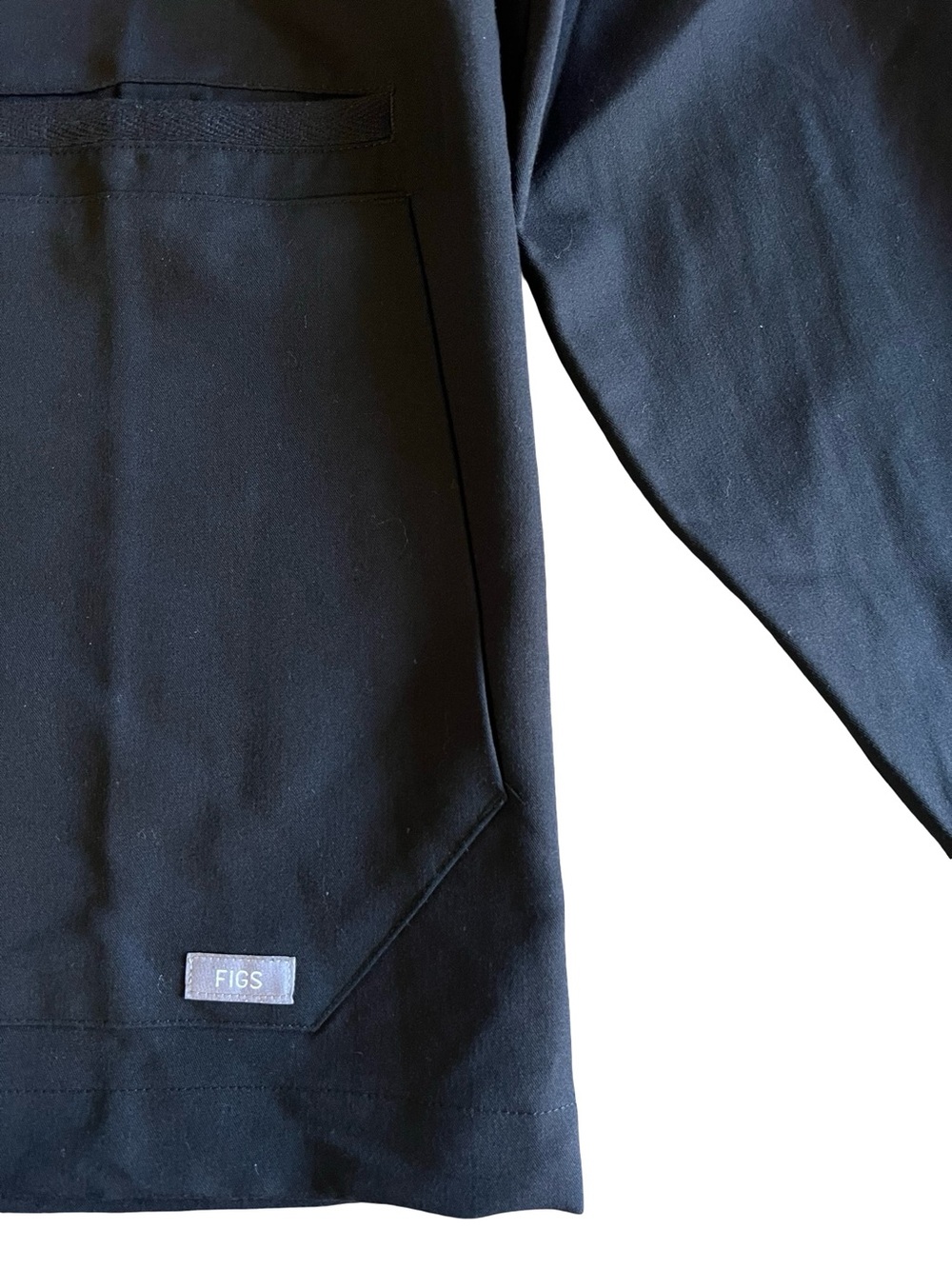 FIGS Men's Zapote Black Scrub Jacket Full-Zip Sz M Style MXXSW1003 Medical - Picture 5 of 10
